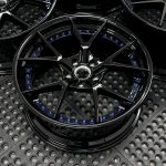 DC5 GLOSS BLACK LIP AND CENTER BLUE HARDWARE DC5 GLOSS BLACK LIP AND CENTER BLUE HARDWARE