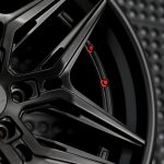 RS8-SATIN-BLACK-CENTER AND LIP -RED-HARDWARE RS8-SATIN-BLACK-CENTER AND LIP -RED-HARDWARE